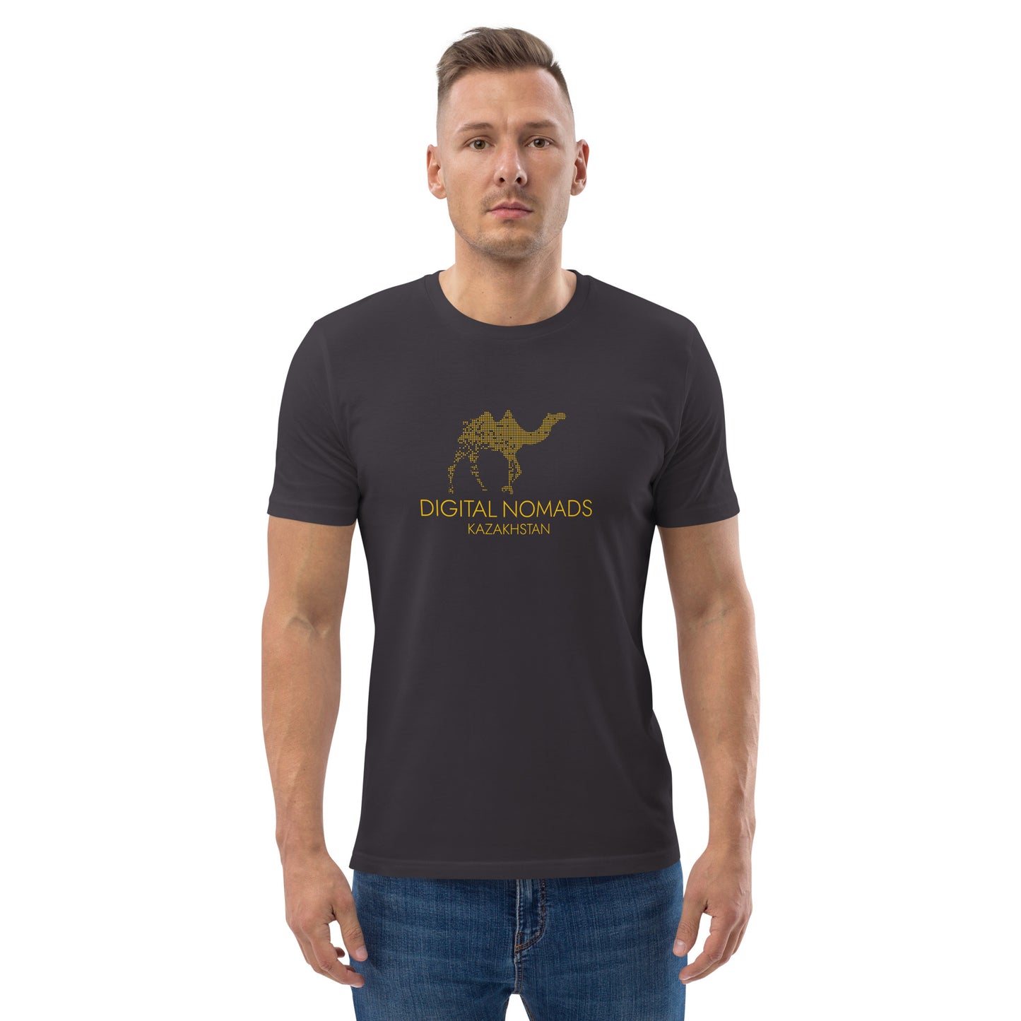 Digital Nomads Dark Color - Unisex Organic Cotton T-Shirt