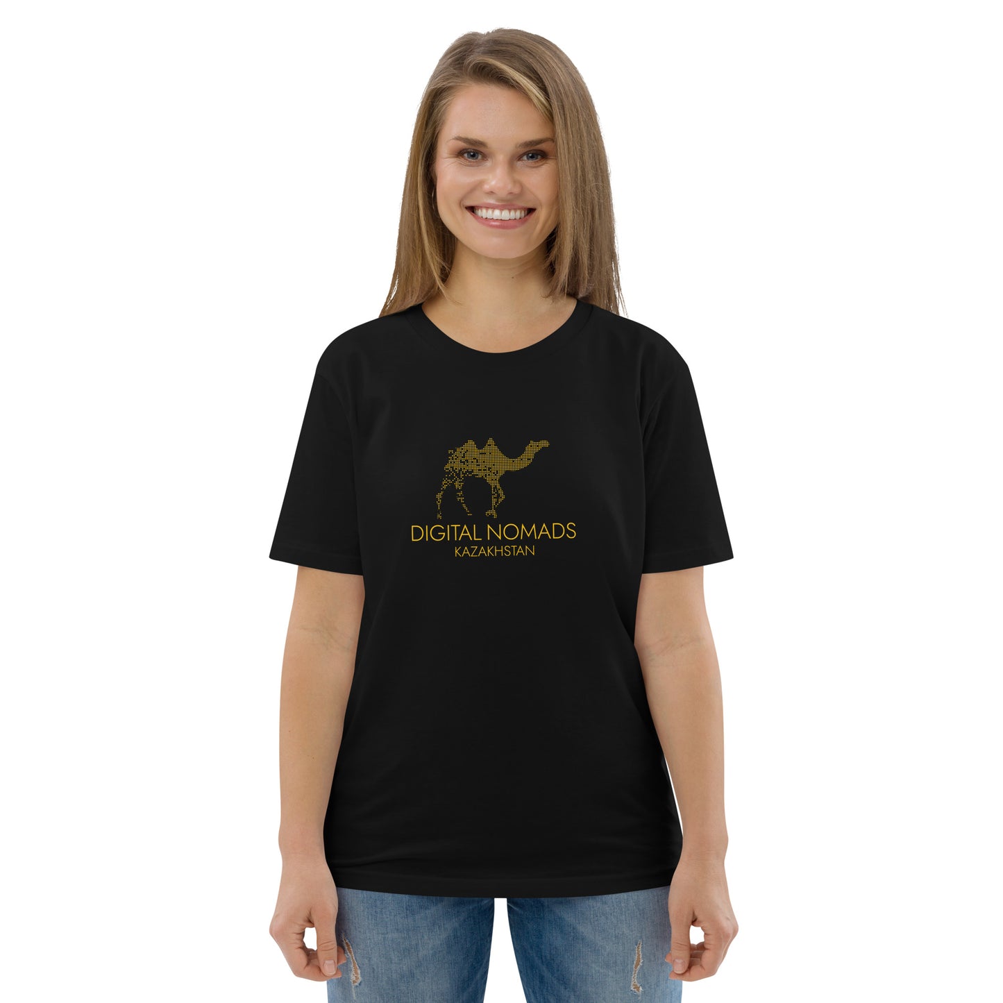 Digital Nomads Dark Color - Unisex Organic Cotton T-Shirt