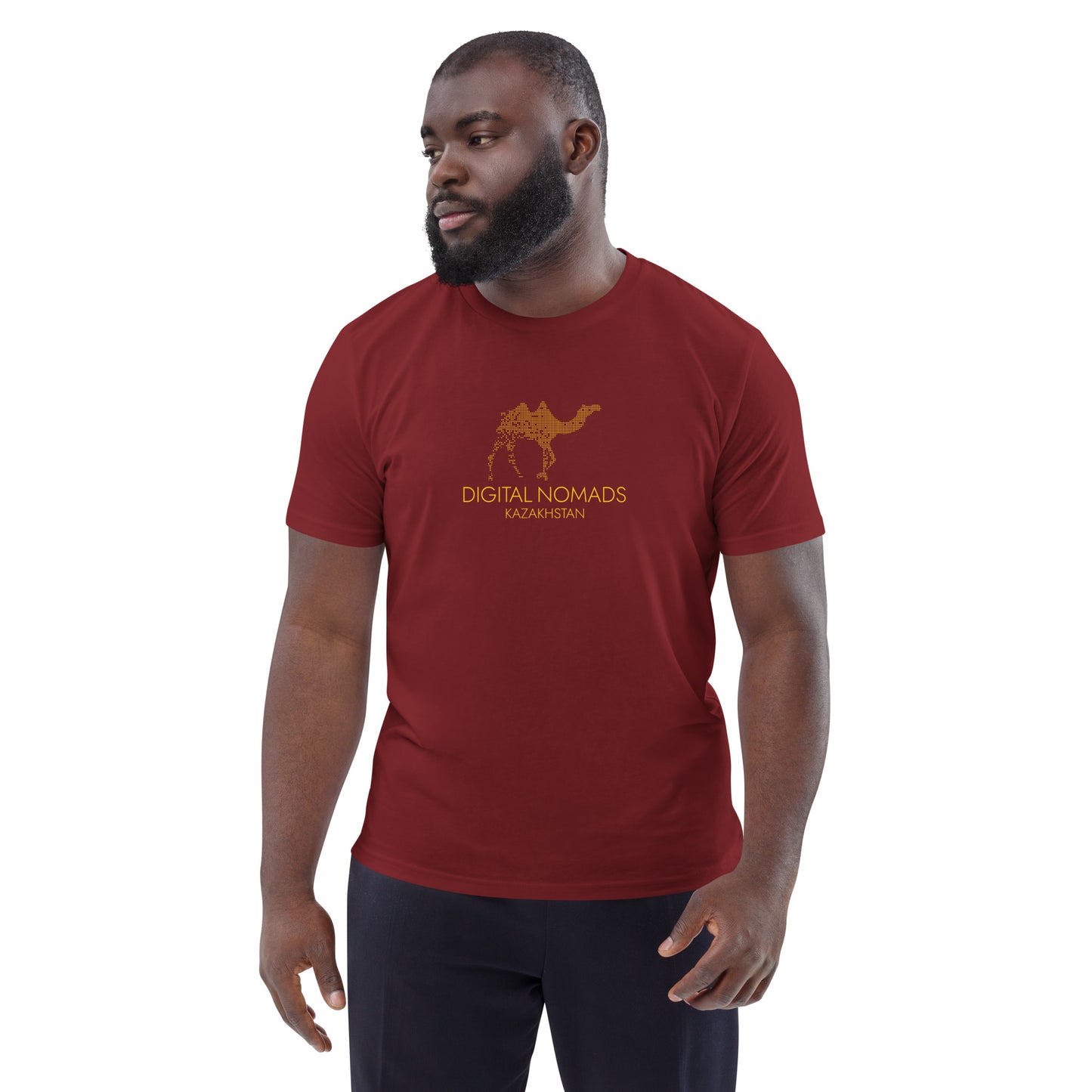 Digital Nomads Dark Color - Unisex Organic Cotton T-Shirt