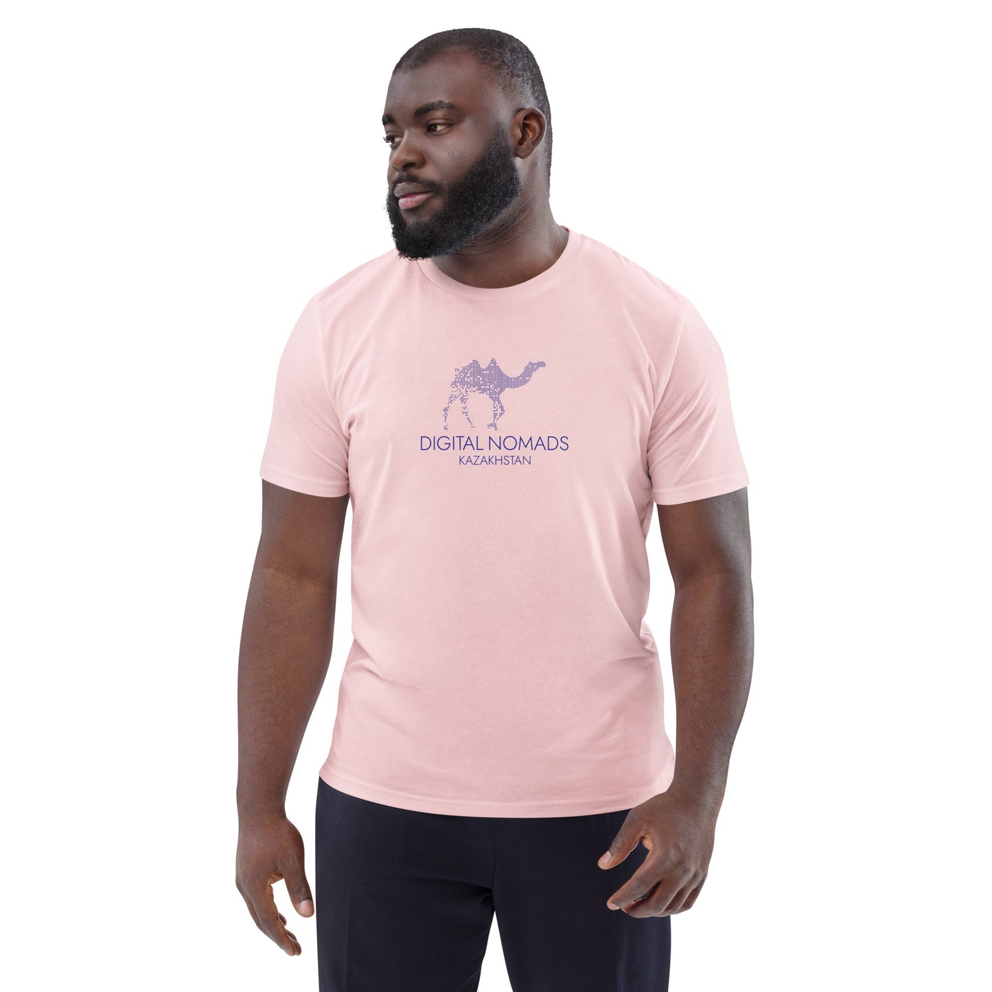 Digital Nomads Light Color - Unisex Organic Cotton T-Shirt