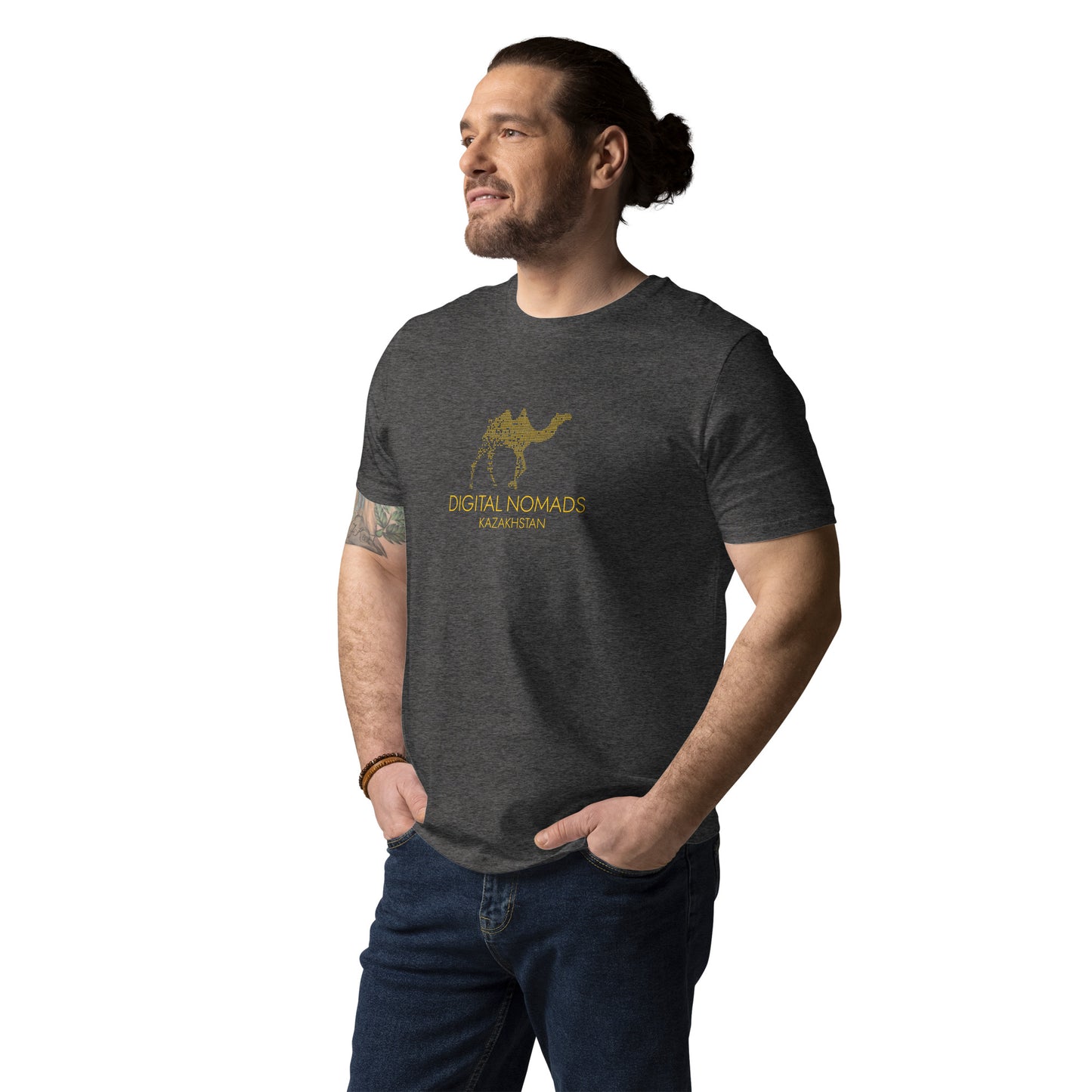 Digital Nomads Dark Color - Unisex Organic Cotton T-Shirt