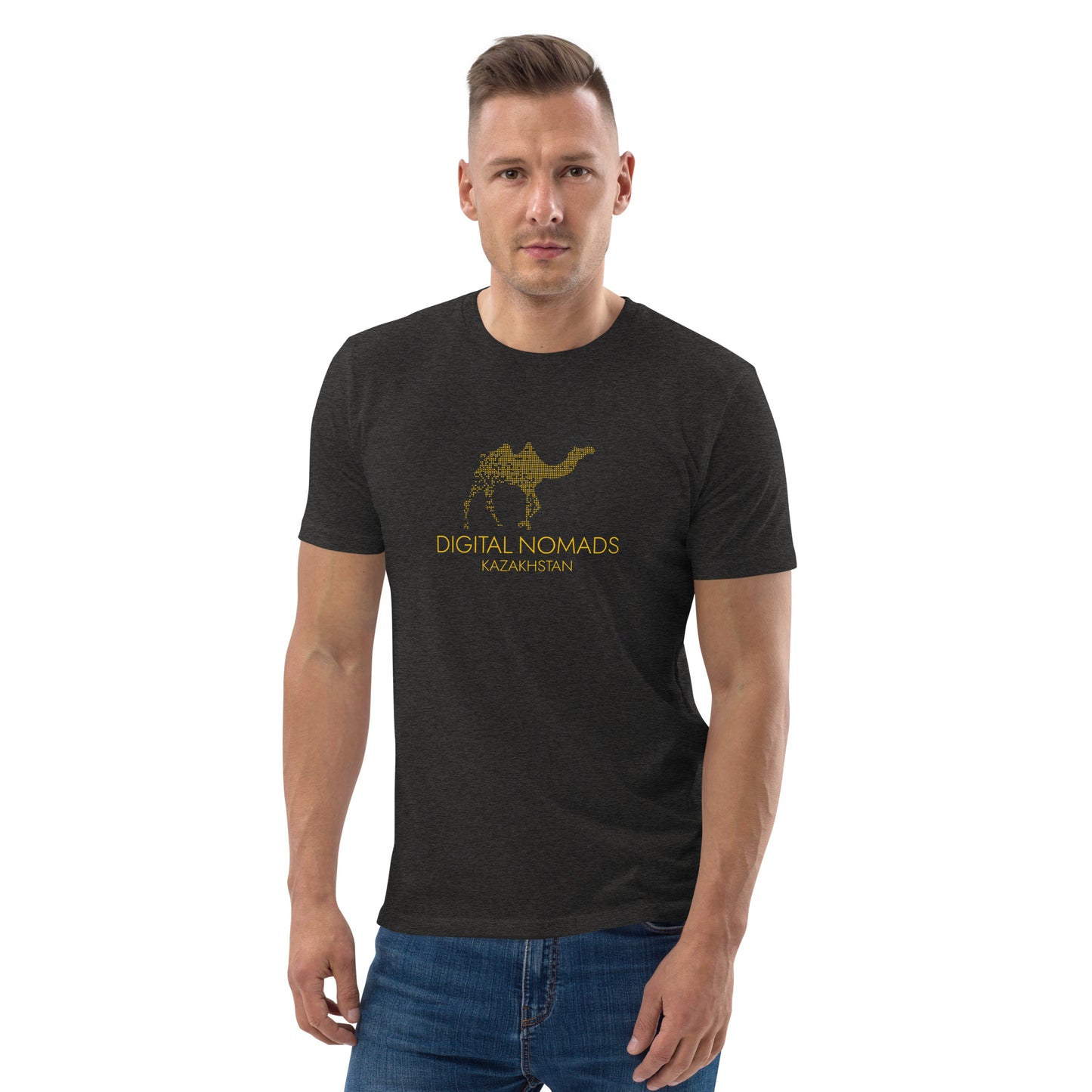 Digital Nomads Dark Color - Unisex Organic Cotton T-Shirt