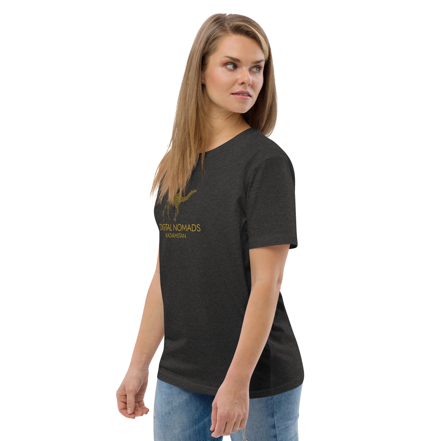 Digital Nomads Dark Color - Unisex Organic Cotton T-Shirt