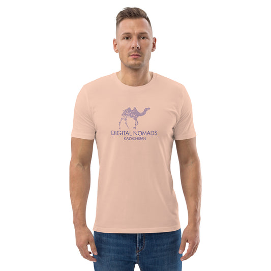 Digital Nomads Light Color - Unisex Organic Cotton T-Shirt