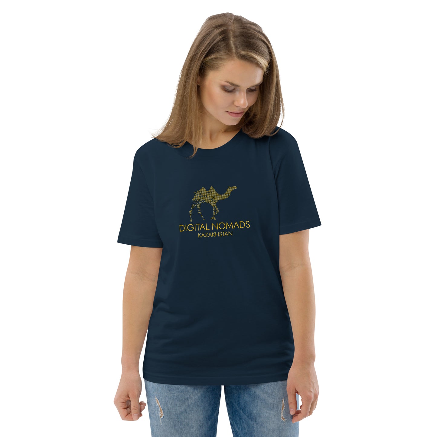 Digital Nomads Dark Color - Unisex Organic Cotton T-Shirt