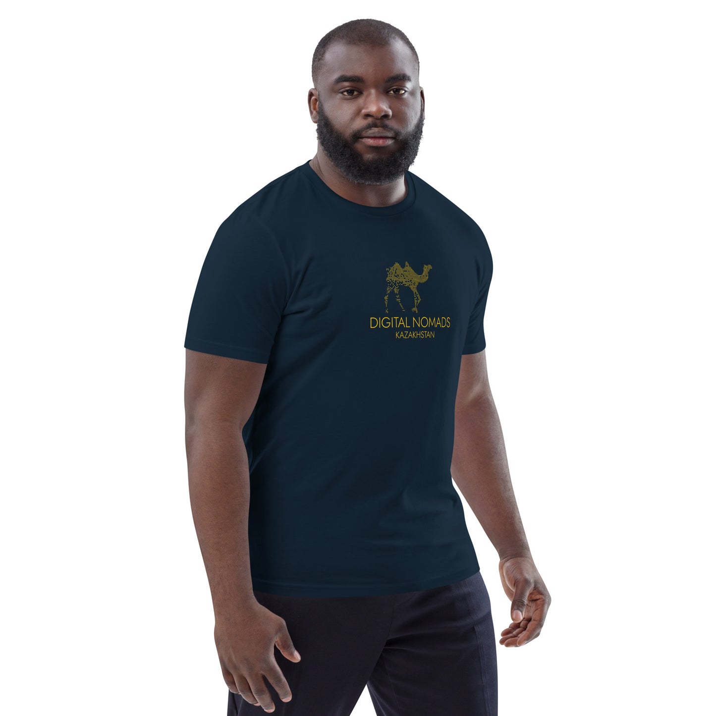 Digital Nomads Dark Color - Unisex Organic Cotton T-Shirt