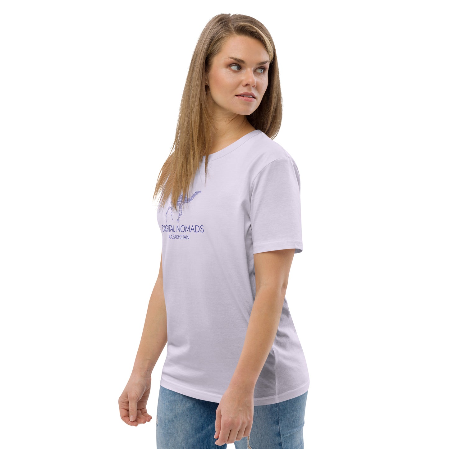 Digital Nomads Light Color - Unisex Organic Cotton T-Shirt