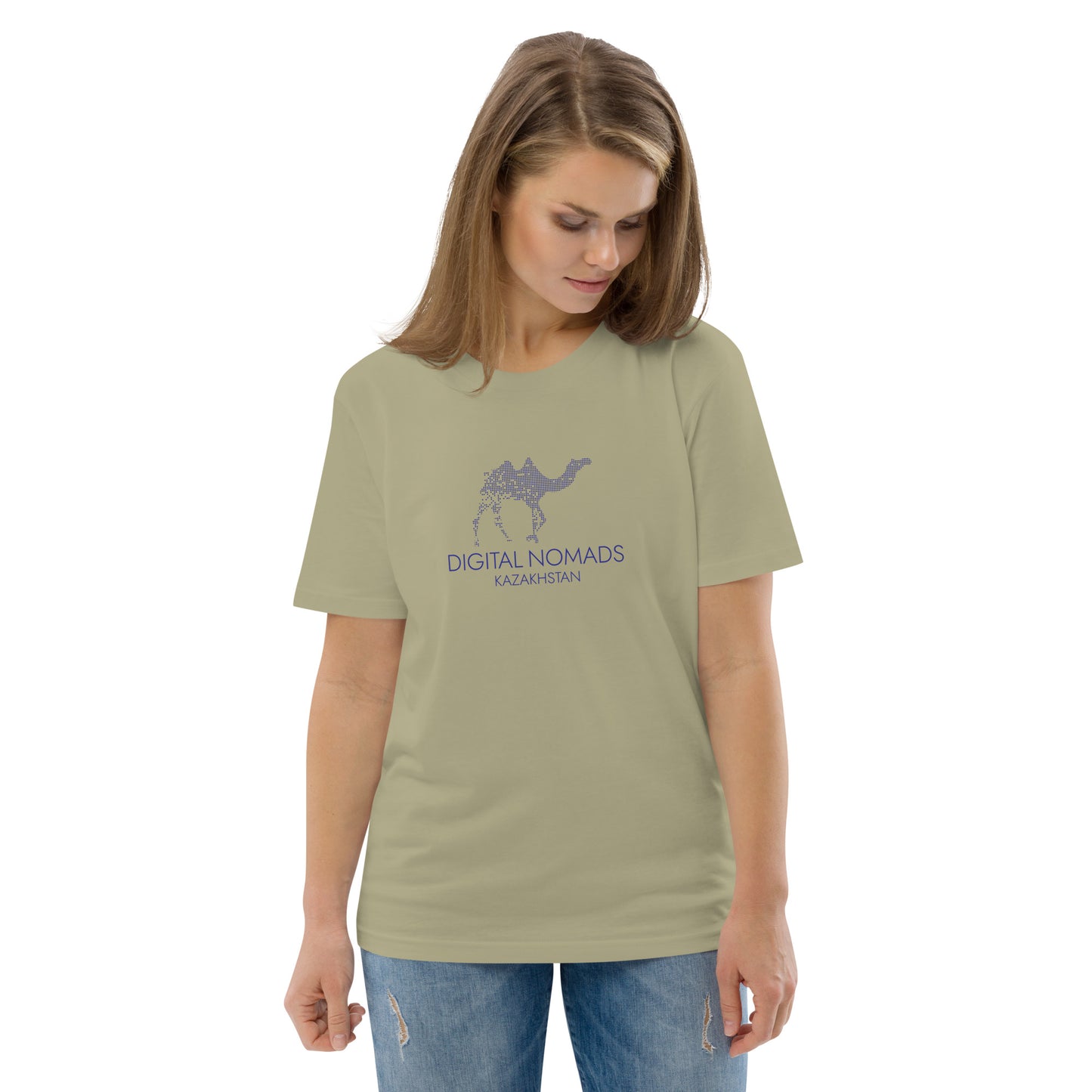 Digital Nomads Light Color - Unisex Organic Cotton T-Shirt