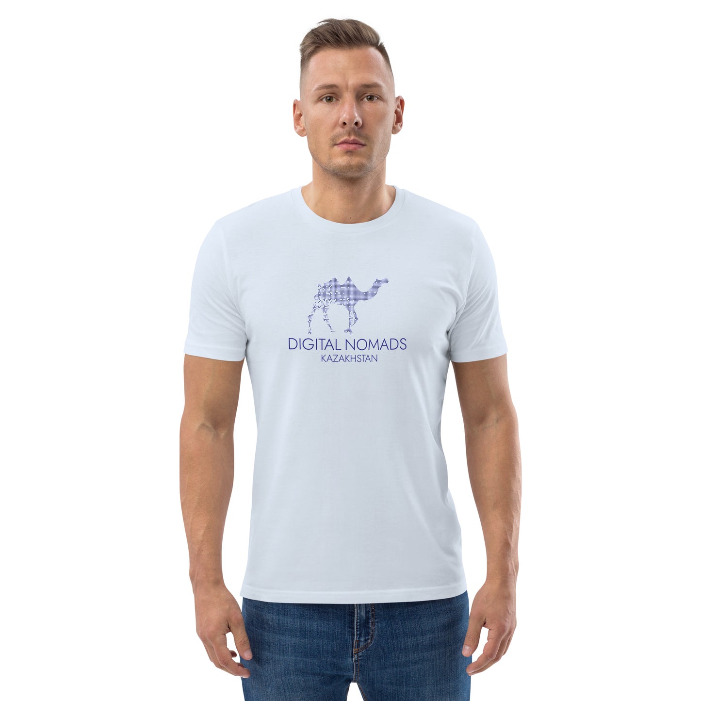 Digital Nomads Light Color - Unisex Organic Cotton T-Shirt